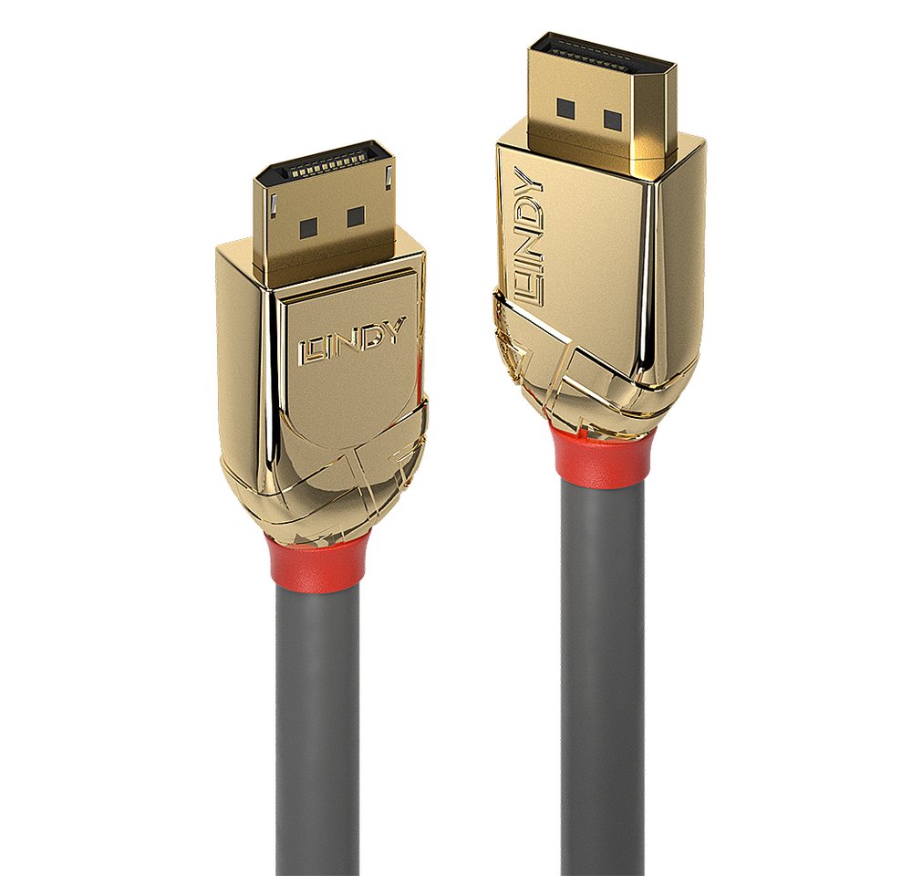 Lindy LINDY DisplayPort Kabel 2.00m, Gold Line Video-Kabel Lindy LINDY DisplayPort Kabel 2.00m, Gold Line Video-Kabel von Lindy