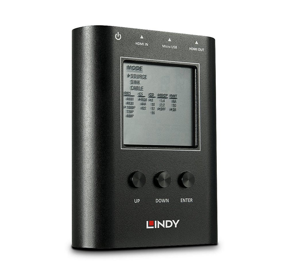 Lindy LINDY HDMI 18G Signal Analyser und Generator HDCP 1.4 & 2.2 HDMI-Kabel von Lindy