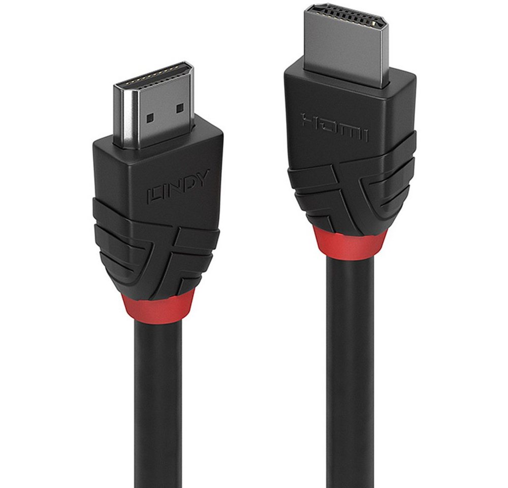 Lindy LINDY HDMI Anschlusskabel HDMI-A Stecker, HDMI-A Stecker 2.00 m Schwar HDMI-Kabel, (200.00 cm) von Lindy