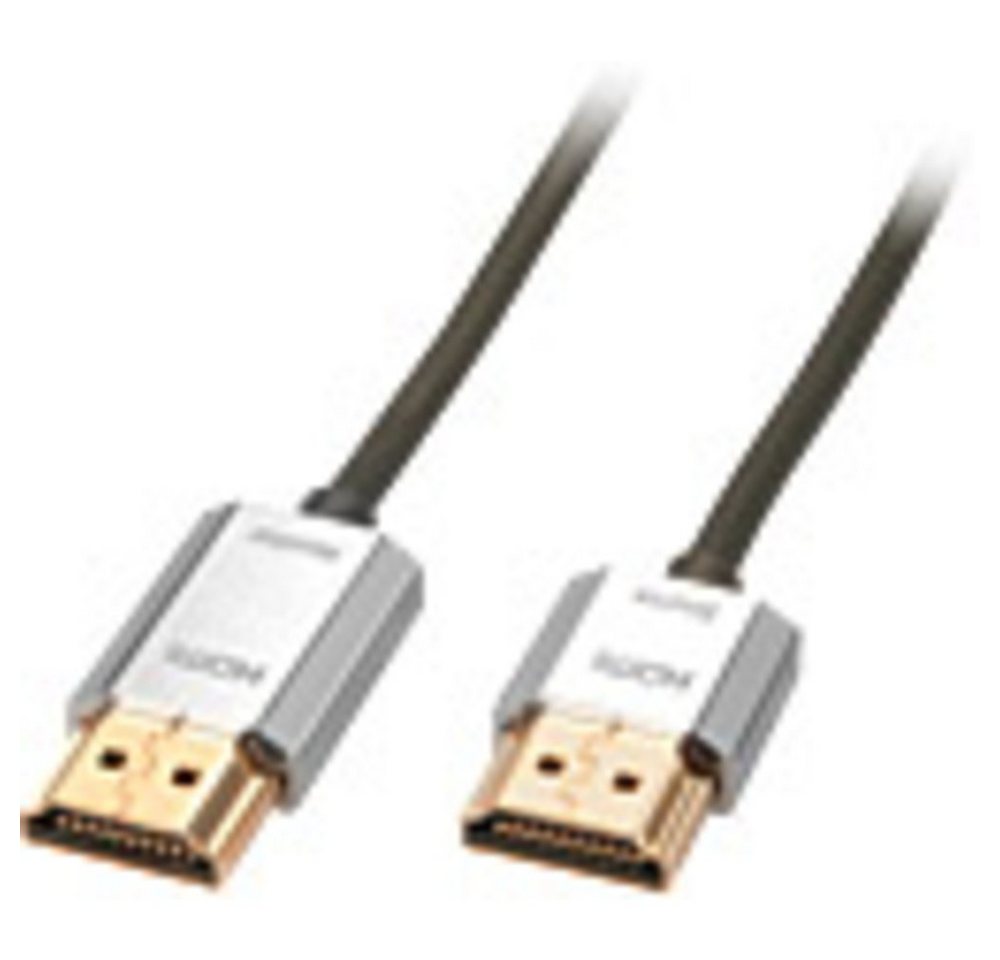 Lindy LINDY HDMI Anschlusskabel HDMI-A Stecker, HDMI-A Stecker 4.50 m Grau 4 HDMI-Kabel, (450.00 cm) von Lindy