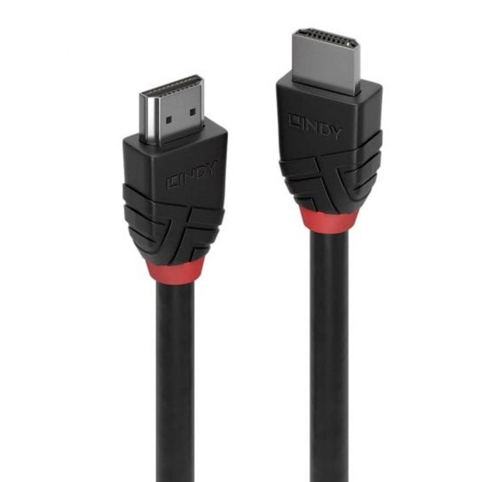 Lindy LINDY HDMI Anschlusskabel HDMI-A Stecker 1.00 m Schwarz 36771 8K UHD H HDMI-Kabel, (100.00 cm) von Lindy