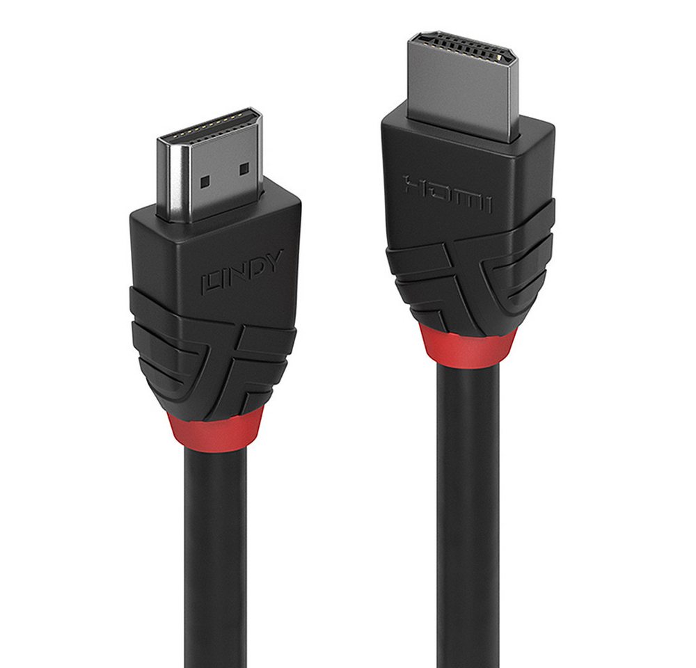 Lindy LINDY HDMI High Speed Kabel 0.5m, Black Line HDMI-Kabel Lindy LINDY HDMI High Speed Kabel 0.5m, Black Line HDMI-Kabel von Lindy
