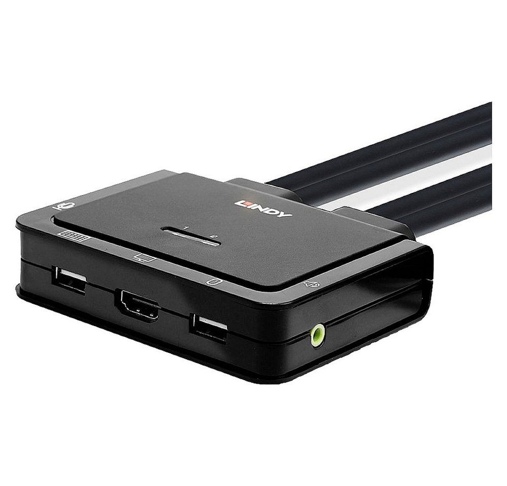 Lindy LINDY KVM-Umschalter HDMI Maus, Tastatur 4096 x 2160 Pixel Adapter Lindy LINDY KVM-Umschalter HDMI Maus, Tastatur 4096 x 2160 Pixel Adapter von Lindy