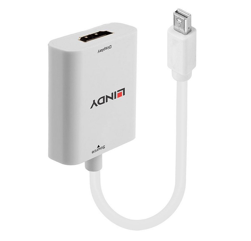 Lindy LINDY Mini-DP 1.2 an HDMI 4K60 Adapter (aktiv) max 4096x2160p 60Hz Computer-Kabel von Lindy