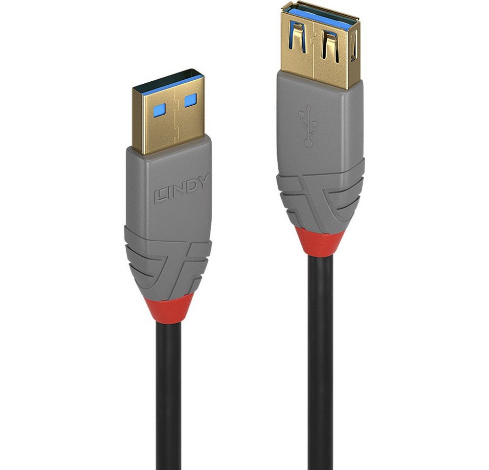 Lindy LINDY USB-Kabel USB 3.2 Gen1 (USB 3.0 / USB 3.1 Gen1) USB-A Stecker, U USB-Kabel, (50.00 cm) von Lindy