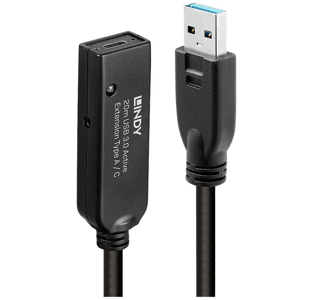 Lindy LINDY USB-Kabel USB 3.2 Gen1 (USB 3.0 / USB 3.1 Gen1) USB-A Stecker, U USB-Kabel, (2000.00 cm) von Lindy