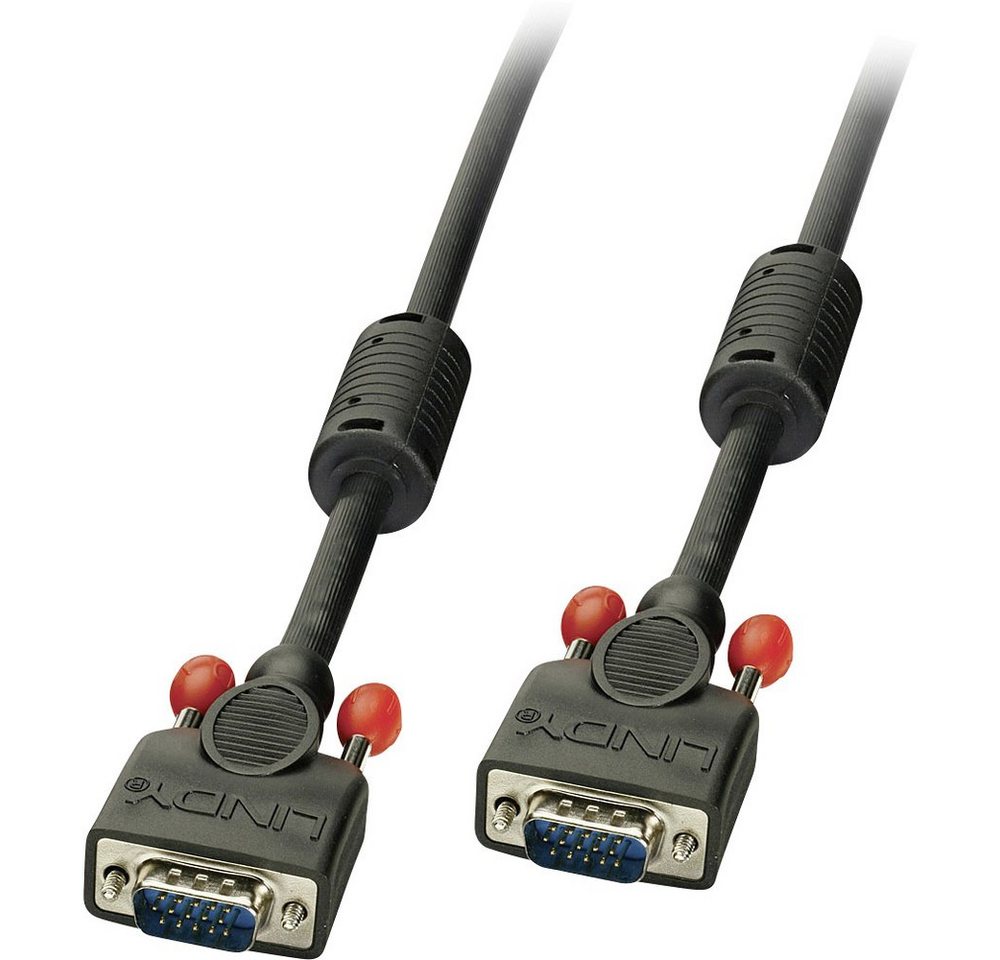 Lindy LINDY VGA Anschlusskabel VGA 15pol. Stecker, VGA 15pol. Stecker 10.00 HDMI-Kabel, (1000.00 cm) von Lindy