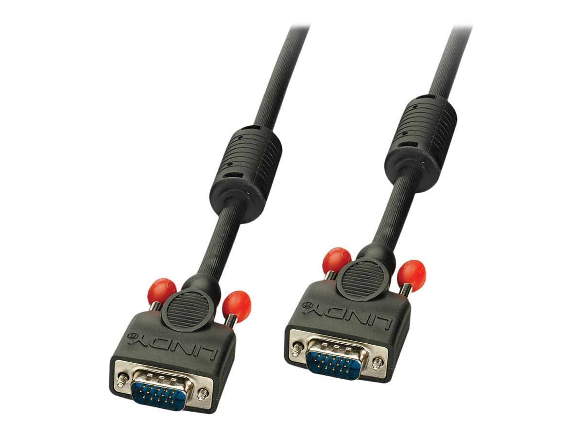 Lindy LINDY VGA Kabel M/M, schwarz 0,5m Computer-Kabel Lindy LINDY VGA Kabel M/M, schwarz 0,5m Computer-Kabel von Lindy