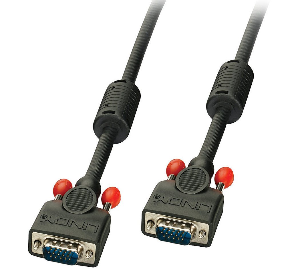 Lindy LINDY VGA Kabel M/M, schwarz 1m Computer-Kabel von Lindy