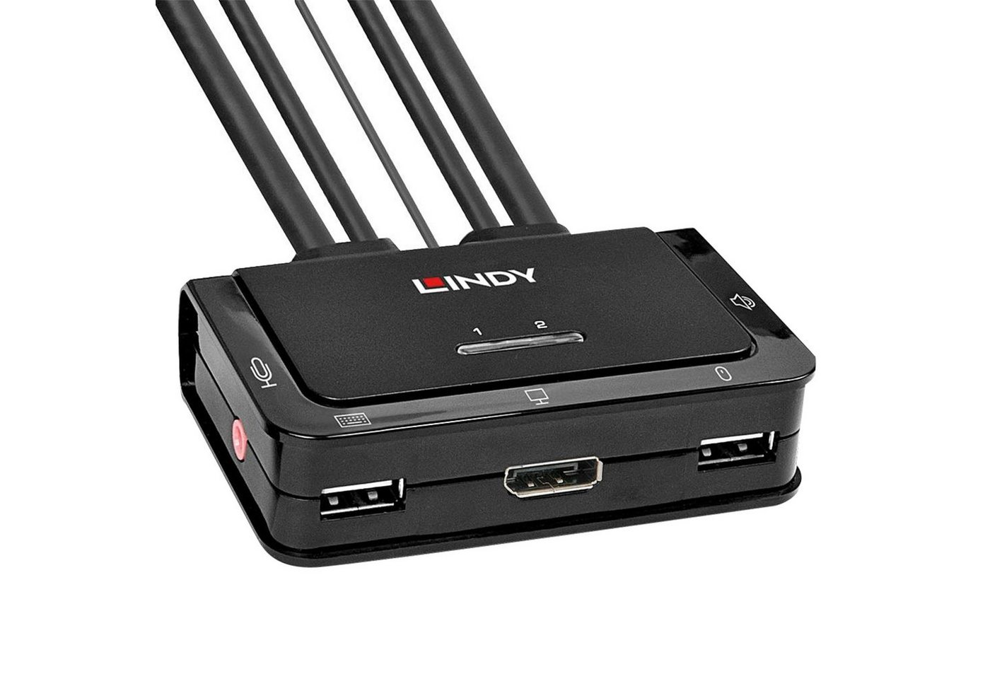 Lindy Lindy 2 Port DisplayPort 1.2, USB 2.0 & Audio Netzwerk-Switch Lindy Lindy 2 Port DisplayPort 1.2, USB 2.0 & Audio Netzwerk-Switch von Lindy