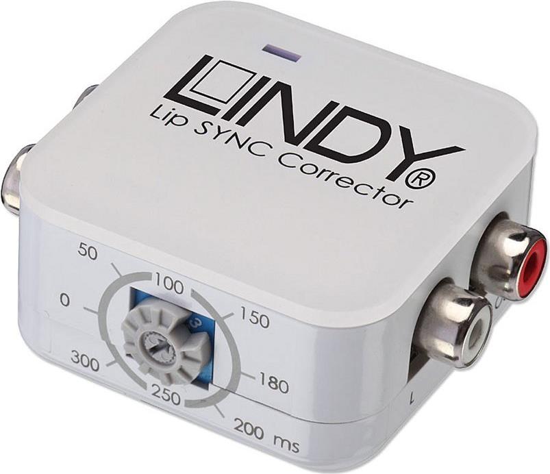 Lindy Lip Sync-Corrector - Audio-Verzögerungsbox (70449) (B-Ware) von Lindy
