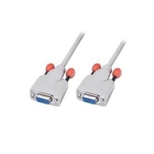 Lindy - Nullmodemkabel - DB-9 (W) - DB-9 (W) - 2,0m - geformt (31573) von Lindy