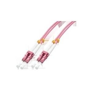 Lindy - Patch-Kabel - LC Multi-Mode (M) - LC Multi-Mode (M) - 10,0m - Glasfaser - 50/125 Mikrometer - OM4 - halogenfrei - violett (46344) von Lindy