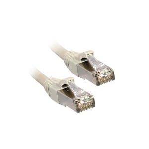 Lindy - Patch-Kabel - RJ-45 (M) - RJ-45 (M) - 15,0m - SFTP - CAT 6a - glatt, halogenfrei - Grau (47139) von Lindy
