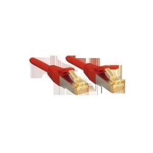 Lindy - Patch-Kabel - RJ-45 (M) - RJ-45 (M) - 20,0m - SFTP -Cat.7 Rohkabel - gepresst, halogenfrei - Rot (47300) von Lindy
