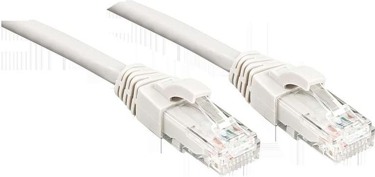 Lindy - Patch-Kabel - RJ-45 (M) - bis - RJ-45 (M) - 30,0m - UTP - CAT 6 - gepresst, verseilt, glatt - weiß (48100) von Lindy
