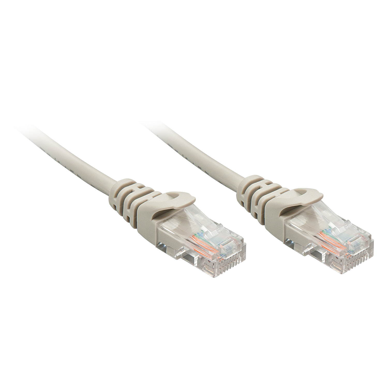 Lindy - Patch-Kabel - RJ-45 (M) bis RJ-45 (M) - 70 m - UTP - CAT 5e - geformt, ohne Haken, verseilt - Grau von Lindy