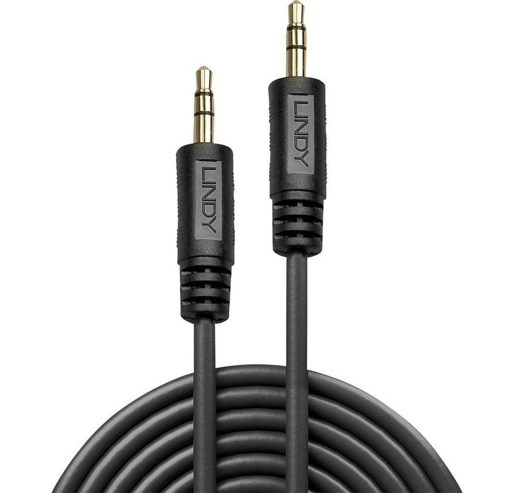 Lindy Premium Audiokabel mit 3.5mm Klinkenstecker, 5m Audio- & Video-Kabel, (5.00 cm) von Lindy