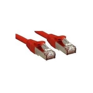 Lindy Premium - Patch-Kabel - RJ-45 (M) - RJ-45 (M) - 15,0m - SSTP-Kabel - CAT 6 - glatt, halogenfrei - Rot (45628) von Lindy
