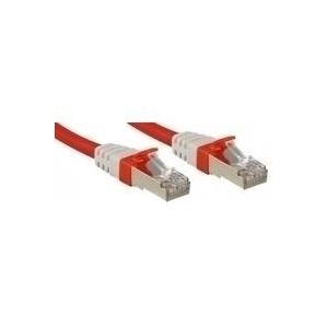 Lindy Premium - Patch-Kabel - RJ-45 (M) - RJ-45 (M) - 20,0m - SFTP - CAT 6a - halogenfrei - Rot (45392) von Lindy