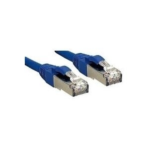 Lindy Premium - Patch-Kabel - RJ-45 (M) - RJ-45 (M) - 30,0m - SFTP - CAT 6 - glatt, halogenfrei - Blau (45650) von Lindy
