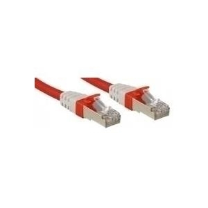 Lindy Premium - Patch-Kabel - RJ-45 (M) - RJ-45 (M) - 30,0m - SFTP - CAT 6a - halogenfrei - Rot (45393) von Lindy