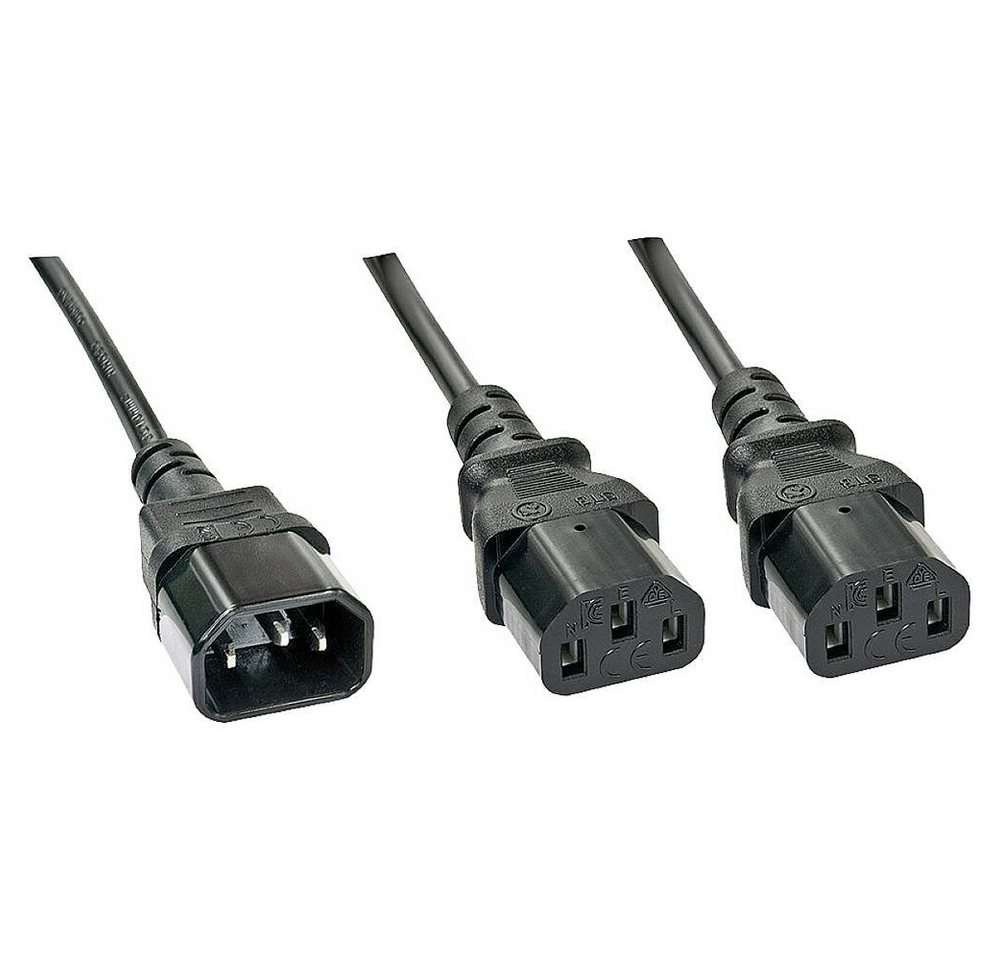 Lindy Stromkabel 1 m C14-Koppler 2 x C13-Koppler Computer-Kabel Lindy Stromkabel 1 m C14-Koppler 2 x C13-Koppler Computer-Kabel von Lindy