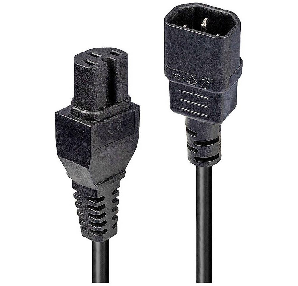 Lindy Stromkabel 2 m C14-Koppler C15-Koppler Computer-Kabel von Lindy