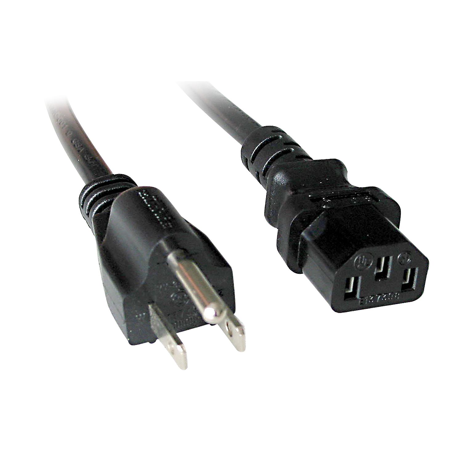 Lindy - Stromkabel - NEMA 5-15P (S) bis IEC 60320 C13 - 5 m - geformt - Schwarz - Vereinigte Staaten von Lindy