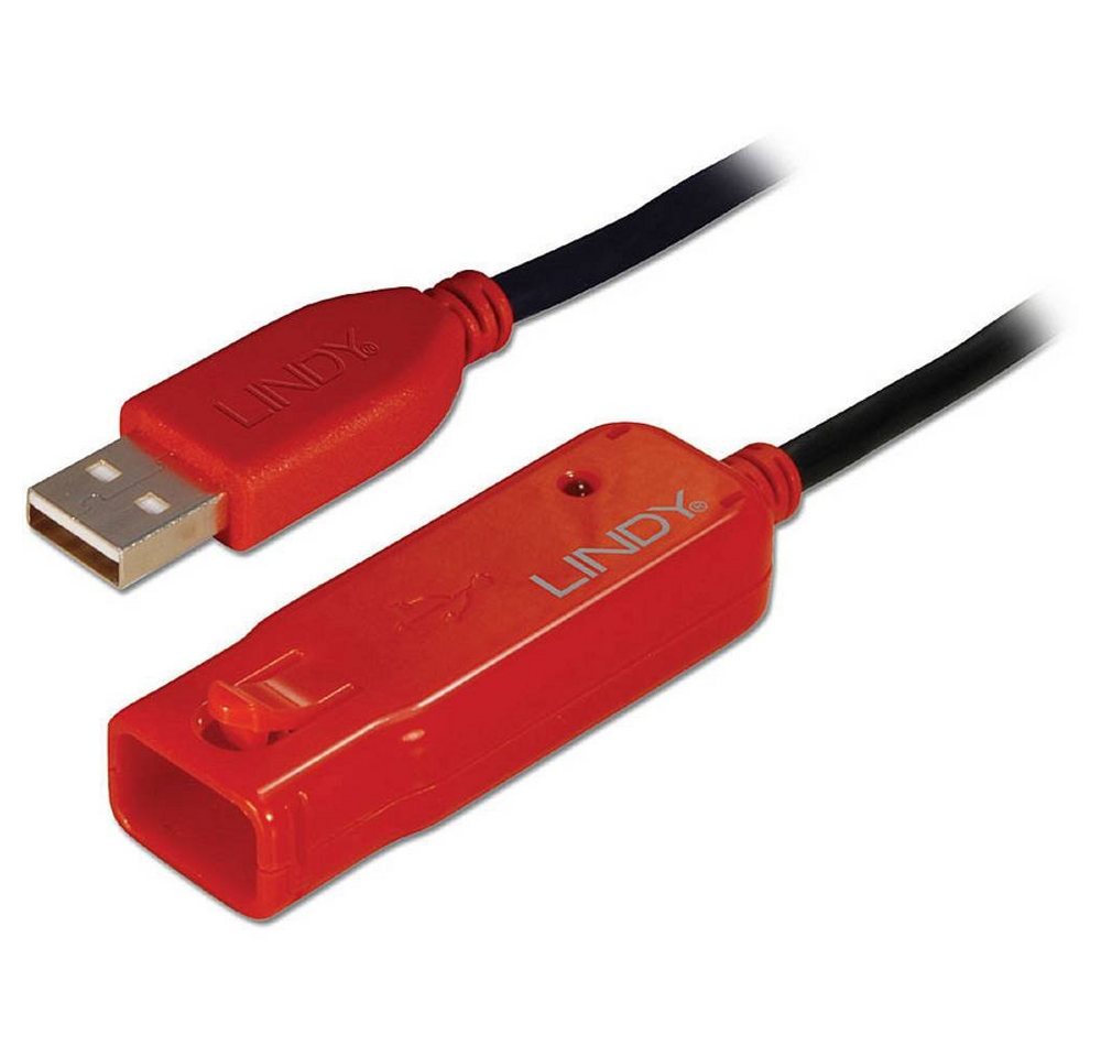 Lindy USB 2 Aktiv-Verlängerung Pro 12m USB-Kabel, (12.00 cm) von Lindy