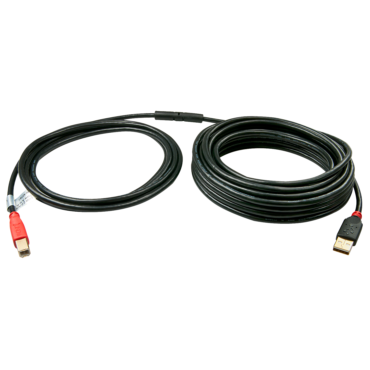 Lindy - USB-Kabel - USB (M) bis USB Typ B, 4-polig (M) - 15,0m - aktives Kabel (Signalregenerierung) (42762) von Lindy
