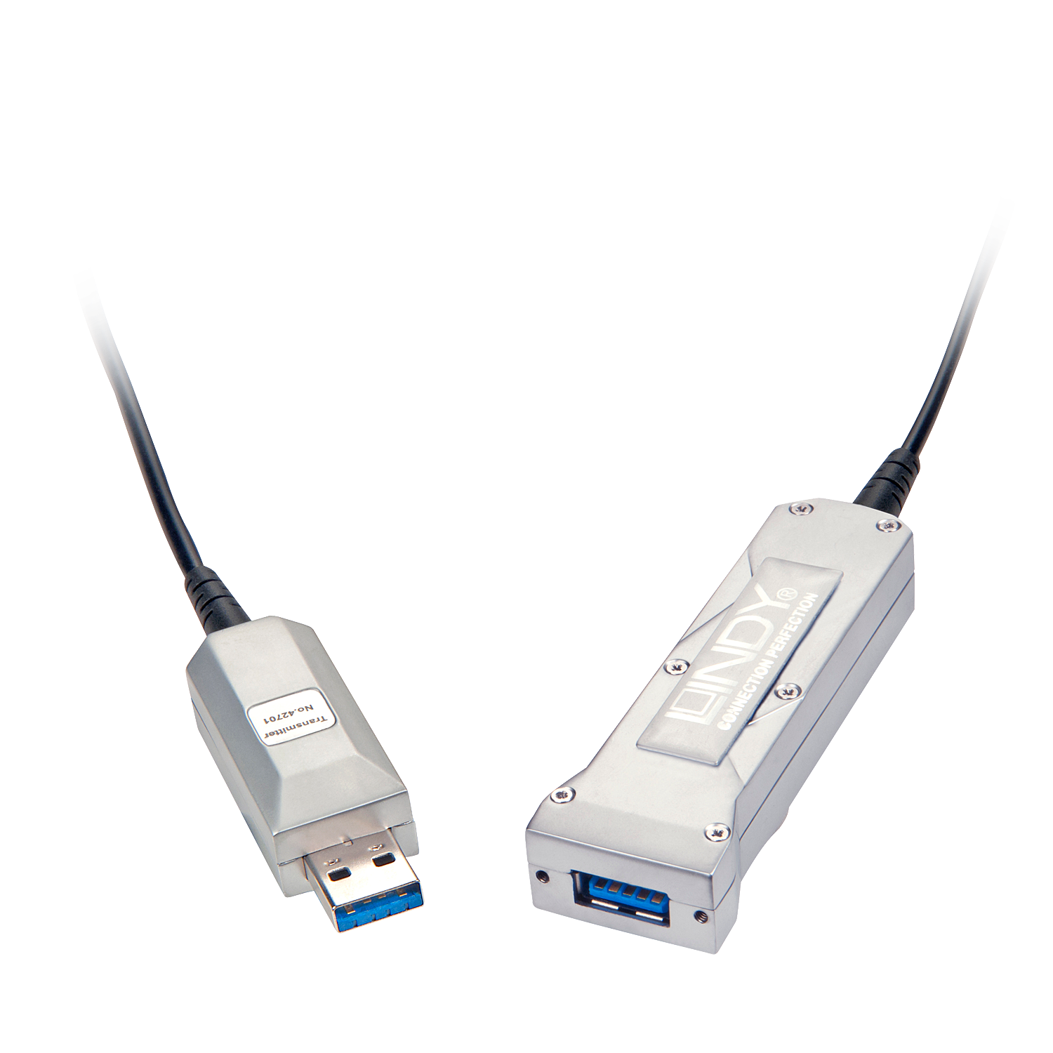 Lindy - USB-Verlängerungskabel - USB 3.0 (M) straight bis USB 3.0 (W) straight - 50 m von Lindy