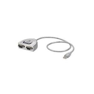 Lindy USB to Serial Converter - Serieller Adapter - USB - RS-232 x 2 (42889) von Lindy
