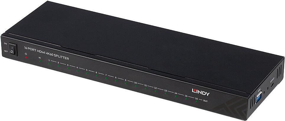 Lindy - Video-/Audio-Splitter - 16 x HDMI - Desktop (38239) von Lindy