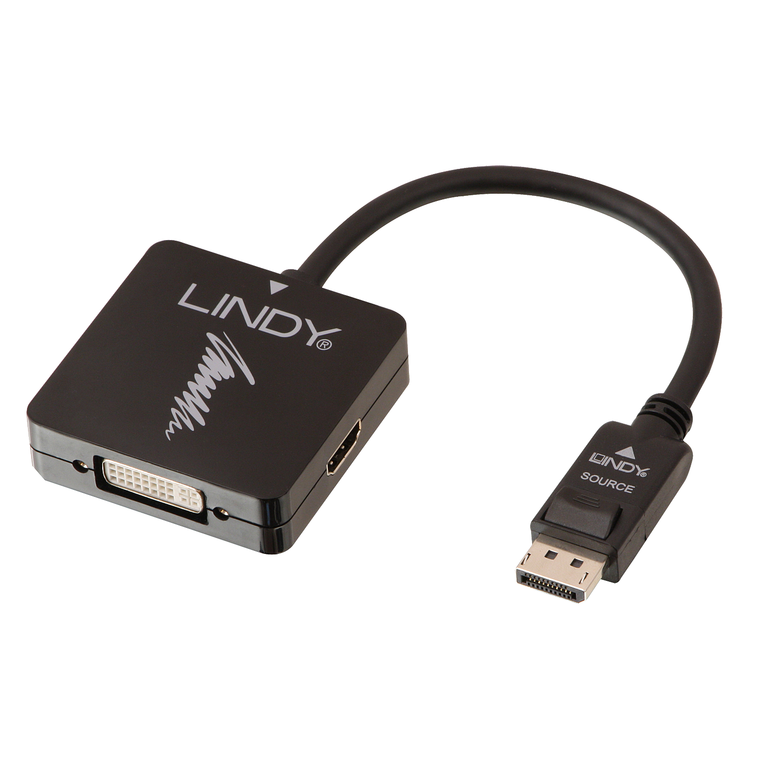 Lindy - Videokonverter - DisplayPort - DVI, HDMI, VGA (41028) von Lindy
