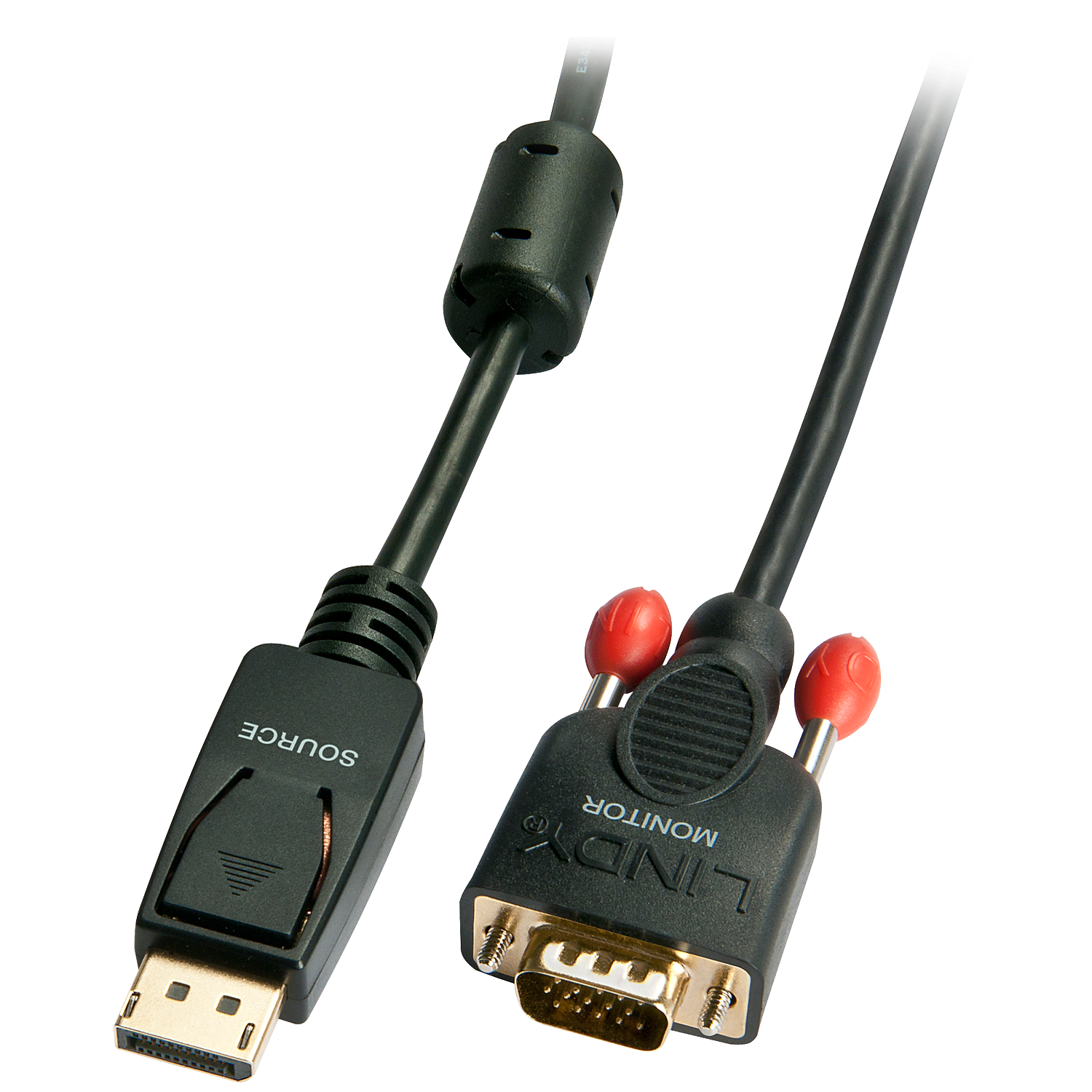 Lindy - Videokonverter - DisplayPort - VGA - Schwarz (41943) von Lindy