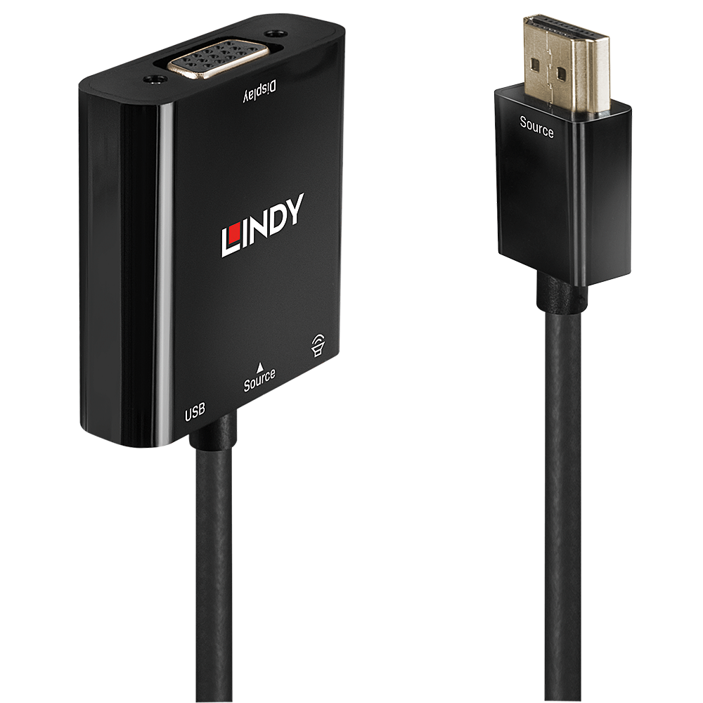 Lindy - Videokonverter - HDMI - VGA - Schwarz Lindy - Videokonverter - HDMI - VGA - Schwarz von Lindy