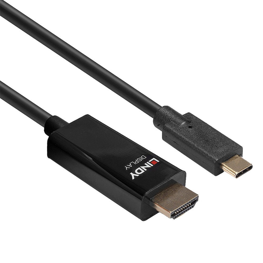 USB Adapterkabel, USB-C Stecker > HDMI Stecker USB Adapterkabel, USB-C Stecker > HDMI Stecker von Lindy