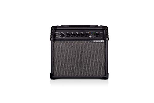 Line 6 Spider V 20 MkII Gitarrenverstärker schwarz – 20W-Verstärker mit 8 Zoll Lautsprecher, 16 Sound-Presets und 3 simultan nutzbaren Effekten von Line 6