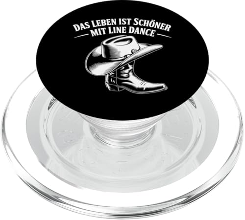 Leben schöner mit Line Dance Tanzgruppen Countrydance PopSockets PopGrip für MagSafe Leben schöner mit Line Dance Tanzgruppen Countrydance PopSockets PopGrip für MagSafe von Line Dance Motive und Designs und Sprüche