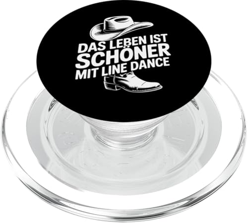 Leben schöner mit Line Dance Tanzgruppen Countrydance PopSockets PopGrip für MagSafe von Line Dance Motive und Designs und Sprüche
