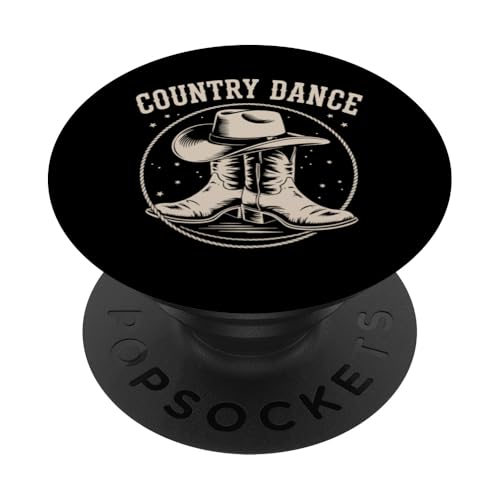 Line Dance Zeit Tänzer und Tanzgruppen Choreografen PopSockets Klebender PopGrip von Line Dance Motive und Designs und Sprüche