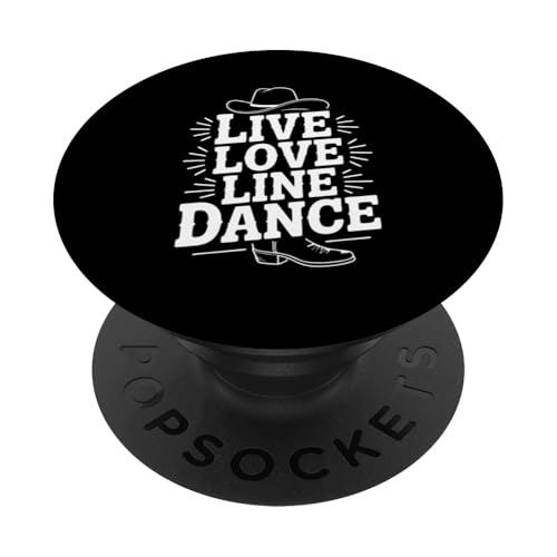 Live and Love Line Dance Zeit Tanzgruppen Choreografen PopSockets Klebender PopGrip Live and Love Line Dance Zeit Tanzgruppen Choreografen PopSockets Klebender PopGrip von Line Dance Motive und Designs und Sprüche