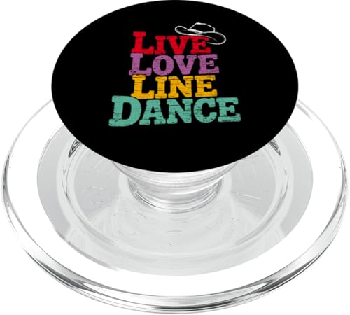 Live and Love Line Dance Zeit Tanzgruppen Choreografen PopSockets PopGrip für MagSafe Live and Love Line Dance Zeit Tanzgruppen Choreografen PopSockets PopGrip für MagSafe von Line Dance Motive und Designs und Sprüche