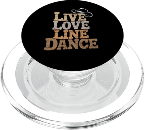 Live and Love Line Dance Zeit Tanzgruppen Choreografen PopSockets PopGrip für MagSafe Live and Love Line Dance Zeit Tanzgruppen Choreografen PopSockets PopGrip für MagSafe von Line Dance Motive und Designs und Sprüche