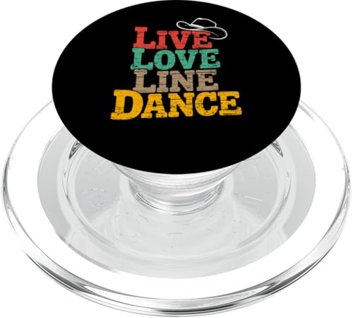 Live and Love Line Dance Zeit Tanzgruppen Choreografen PopSockets PopGrip für MagSafe Live and Love Line Dance Zeit Tanzgruppen Choreografen PopSockets PopGrip für MagSafe von Line Dance Motive und Designs und Sprüche