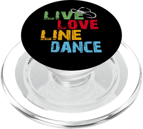Live and Love Line Dance Zeit Tanzgruppen Choreografen PopSockets PopGrip für MagSafe Live and Love Line Dance Zeit Tanzgruppen Choreografen PopSockets PopGrip für MagSafe von Line Dance Motive und Designs und Sprüche