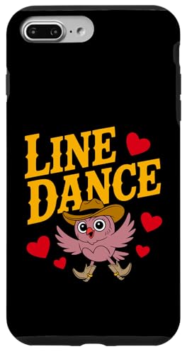 Love Line Dance lustige Eule Tanzgruppen Choreografen Hülle für iPhone 7 Plus/8 Plus von Line Dance Motive und Designs und Sprüche