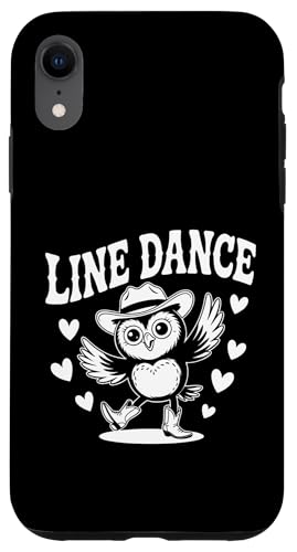 Love Line Dance lustige Eule Tanzgruppen Choreografen Hülle für iPhone XR von Line Dance Motive und Designs und Sprüche