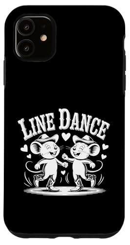 Love Line Dance lustige Mäuse Tanzgruppen Choreografen Hülle für iPhone 11 von Line Dance Motive und Designs und Sprüche
